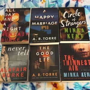 Thrilling Mystery Book Set by A.R. Torre and Minka Kent
